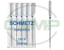 SCHMETZ TOPSTITCH SIZE 100 PACK OF 5 NEEDLES