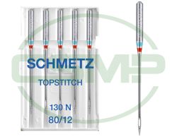 SCHMETZ TOPSTITCH SIZE 80 PACK OF 5 NEEDLES
