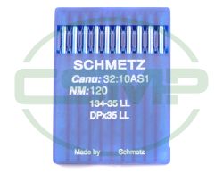 134-35LL SIZE 120 PACK OF 10 NEEDLES SCHMETZ