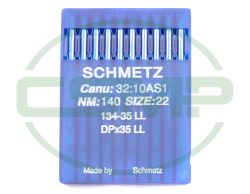 134-35LL SIZE 140 PACK OF 10 NEEDLES SCHMETZ