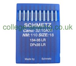 134-35LR SIZE 110 PACK OF 10 NEEDLES SCHMETZ