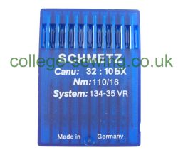134-35VR SIZE 110 PACK OF 10 NEEDLES SCHMETZ