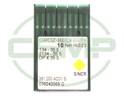 134-35S SIZE 160 PACK OF 10 NEEDLES GROZ BECKERT