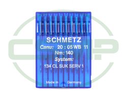 134CL SUK SERV1 SIZE 140 PACK OF 10 NEEDLES SCHMETZ DISCONTINUED