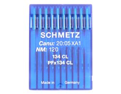 134CL SIZE 120 PACK OF 10 NEEDLES SCHMETZ