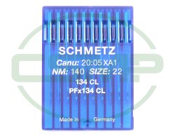 134CL SIZE 140 PACK OF 10 NEEDLES SCHMETZ DISCONTINUED