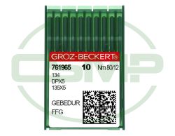 134FFG SES GEBEDUR SIZE 80 GROZ BECKERT  PACK OF 10 NEEDLES