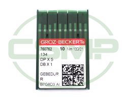 134 GEBEDUR SIZE 130 PACK OF 10 NEEDLES GROZ BECKERT TITANIUM COATED