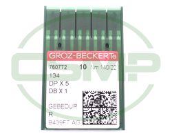 134 GEBEDUR SIZE 140 PACK OF 10 NEEDLES GROZ BECKERT TITANIUM COATED