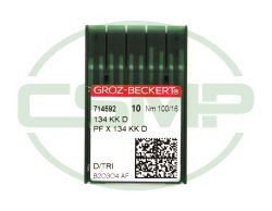 134KKD SIZE 100 PACK OF 10 NEEDLES GROZ BECKERT