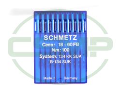 134KK SUK SIZE 100 PACK OF 10 NEEDLES SCHMETZ