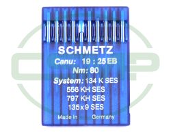 134K SES SIZE 80 PACK OF 10 NEEDLES SCHMETZ DISCONTINUED