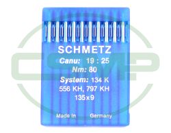 134K SIZE 80 PACK OF 10 NEEDLES SCHMETZ