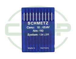134LBR SIZE 110 PACK OF 10 NEEDLES SCHMETZ
