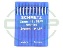 134LBR SIZE 140 PACK OF 10 NEEDLES SCHMETZ