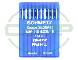 134LL SIZE 110 PACK OF 10 NEEDLES SCHMETZ