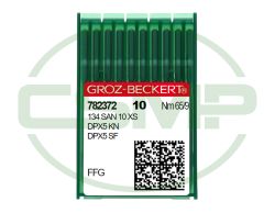 134 SAN10 XS FFG SIZE 65 GROZ BECKERT PACK OF 10 NEEDLES