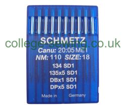 134 SD1 SIZE 110 PACK OF 10 NEEDLES SCHMETZ