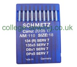 134SERV7 SIZE 110 PACK OF 10 NEEDLES SCHMETZ