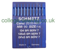 134 SPI SERV7 SIZE 90 PACK OF 10 NEEDLES SCHMETZ