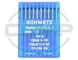 134S SIZE 120 PACK OF 10 NEEDLES SCHMETZ