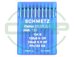 134S SIZE 130 PACK OF 10 NEEDLES SCHMETZ