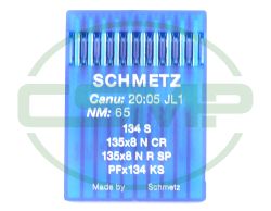 134S SIZE 65 PACK OF 10 NEEDLES SCHMETZ