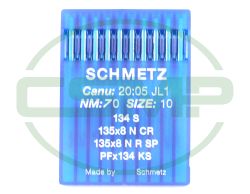 134S SIZE 70 PACK OF 10 NEEDLES SCHMETZ