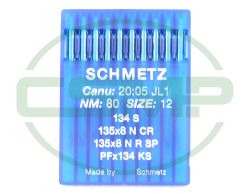 134S SIZE 80 PACK OF 10 NEEDLES SCHMETZ