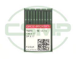 135X17FG SUK SIZE 110 PACK OF 10 NEEDLES GROZ BECKERT