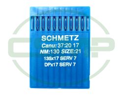 135X17 SERV7 SIZE 130 PACK OF 10 NEEDLES SCHMETZ