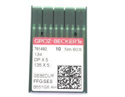 134FFG SES GEBEDUR SIZE 60 GROZ BECKERT  PACK OF 10 NEEDLES