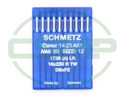 16X230NRTW SIZE 80 PACK OF 10 NEEDLES SCHMETZ