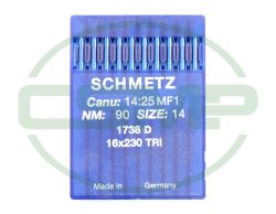 16X230TRI SIZE 90 PACK OF 10 NEEDLES SCHMETZ DISCONTINUED