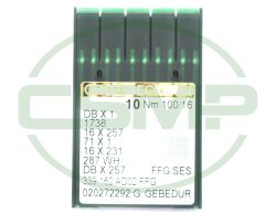 16X231FFG GEBEDUR SIZE 100 GROZ BECKERT PACK OF 10 NEEDLES