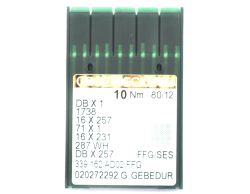 16X231FFG GEBEDUR SIZE 80 GROZ BECKERT PACK OF 10 NEEDLES