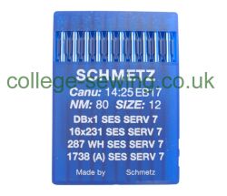 16X231SES SERV7 SIZE 80 PACK OF 10 NEEDLES SCHMETZ