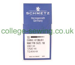175X7KK SIZE 110 PACK OF 10 NEEDLES SCHMETZ DISCONTINUED