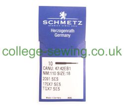 175X7 SES SIZE 110 PACK OF 10 NEEDLES SCHMETZ