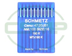 190K SIZE 100 PACK OF 10 NEEDLES SCHMETZ