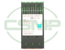 190R SIZE 100 PACK OF 10 NEEDLES GROZ BECKERT