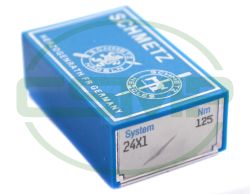 24X1 SIZE 125 PACK OF 10 NEEDLES SCHMETZ DISCONTINUED
