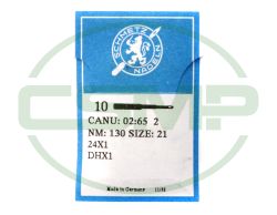 24X1 SIZE 130 PACK OF 10 NEEDLES SCHMETZ DISCONTINUED