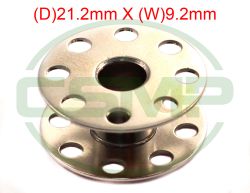 270010 STEEL BOBBIN WITH HOLES SEKI JAPAN