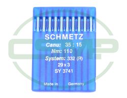29 X 3 SIZE 110 PACK OF 10 NEEDLES SCHMETZ