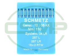 34LR SIZE 110 PACK OF 10 NEEDLES SCHMETZ DISCONTINUED