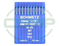 34R SIZE 80 PACK OF 10 NEEDLES SCHMETZ
