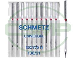705 UNIVERSAL B10 SIZE 130/21 PACK OF 10 NEEDLES