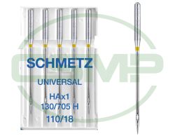 SCHMETZ UNIVERSAL SIZE 110 PACK OF 5 NEEDLES