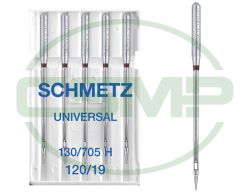 SCHMETZ UNIVERSAL SIZE 120 PACK OF 5 NEEDLES